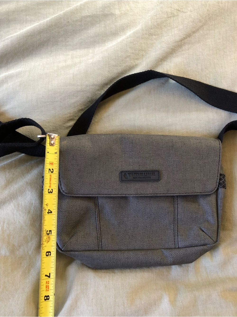 Timbuk2 Gray Crossbody Bag with Black Strap